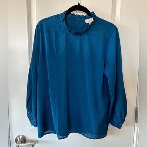 NWT Loft Turquoise Blouse